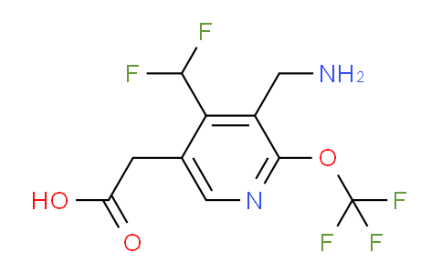 AM145099 | 1805028-27-6 | 3-(Aminomethyl)-4-(difluoromethyl)-2-(trifluoromethoxy)pyridine-5-acetic acid