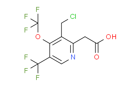 AM145100 | 1803997-27-4 | 3-(Chloromethyl)-4-(trifluoromethoxy)-5-(trifluoromethyl)pyridine-2-acetic acid
