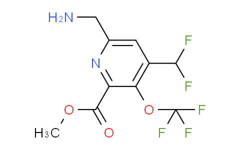 AM145106 | 1804435-64-0 | Methyl 6-(aminomethyl)-4-(difluoromethyl)-3-(trifluoromethoxy)pyridine-2-carboxylate