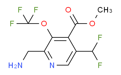 AM145107 | 1803995-76-7 | Methyl 2-(aminomethyl)-5-(difluoromethyl)-3-(trifluoromethoxy)pyridine-4-carboxylate
