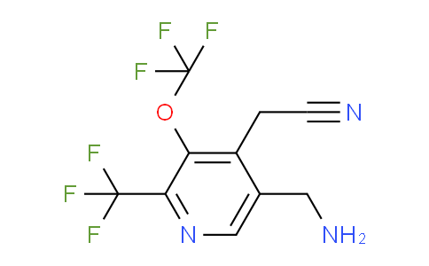 AM145112 | 1806759-42-1 | 5-(Aminomethyl)-3-(trifluoromethoxy)-2-(trifluoromethyl)pyridine-4-acetonitrile