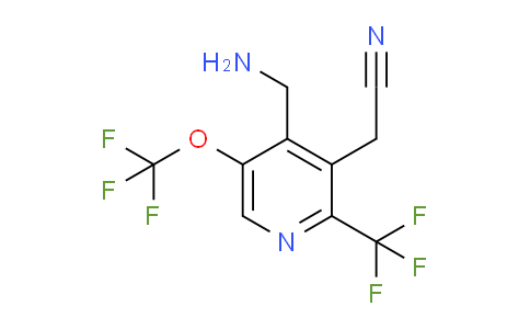 AM145117 | 1805030-77-6 | 4-(Aminomethyl)-5-(trifluoromethoxy)-2-(trifluoromethyl)pyridine-3-acetonitrile