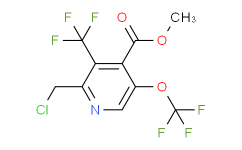 AM145118 | 1806785-84-1 | Methyl 2-(chloromethyl)-5-(trifluoromethoxy)-3-(trifluoromethyl)pyridine-4-carboxylate