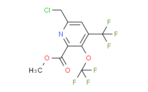 AM145119 | 1806757-04-9 | Methyl 6-(chloromethyl)-3-(trifluoromethoxy)-4-(trifluoromethyl)pyridine-2-carboxylate