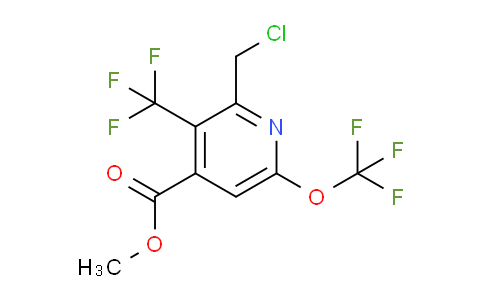 Methyl 2-(chloromethyl)-6-(trifluoromethoxy)-3-(trifluoromethyl)pyridine-4-carboxylate
