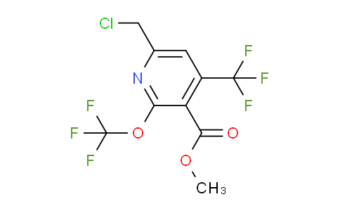 Methyl 6-(chloromethyl)-2-(trifluoromethoxy)-4-(trifluoromethyl)pyridine-3-carboxylate