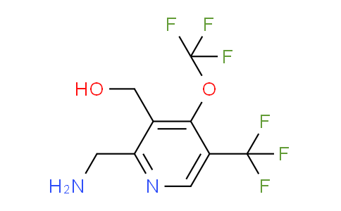 2-(Aminomethyl)-4-(trifluoromethoxy)-5-(trifluoromethyl)pyridine-3-methanol