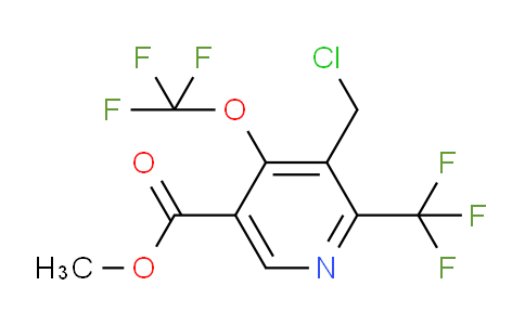 AM145134 | 1804655-22-8 | Methyl 3-(chloromethyl)-4-(trifluoromethoxy)-2-(trifluoromethyl)pyridine-5-carboxylate