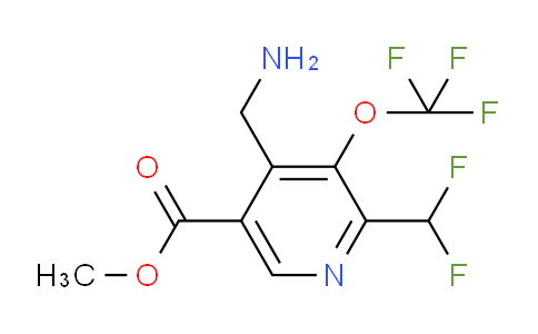 AM145142 | 1804435-97-9 | Methyl 4-(aminomethyl)-2-(difluoromethyl)-3-(trifluoromethoxy)pyridine-5-carboxylate