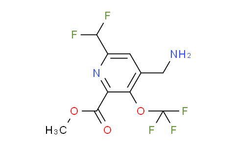 AM145144 | 1806189-45-6 | Methyl 4-(aminomethyl)-6-(difluoromethyl)-3-(trifluoromethoxy)pyridine-2-carboxylate