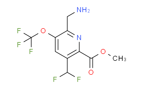 AM145145 | 1804940-03-1 | Methyl 2-(aminomethyl)-5-(difluoromethyl)-3-(trifluoromethoxy)pyridine-6-carboxylate
