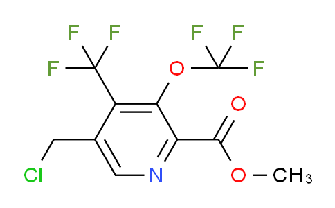 AM145147 | 1804655-31-9 | Methyl 5-(chloromethyl)-3-(trifluoromethoxy)-4-(trifluoromethyl)pyridine-2-carboxylate