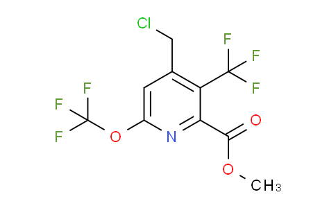 Methyl 4-(chloromethyl)-6-(trifluoromethoxy)-3-(trifluoromethyl)pyridine-2-carboxylate