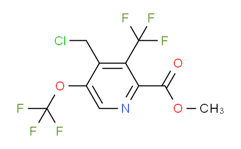 Methyl 4-(chloromethyl)-5-(trifluoromethoxy)-3-(trifluoromethyl)pyridine-2-carboxylate