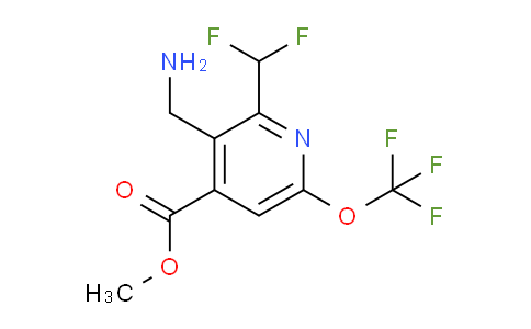 AM145156 | 1805294-52-3 | Methyl 3-(aminomethyl)-2-(difluoromethyl)-6-(trifluoromethoxy)pyridine-4-carboxylate