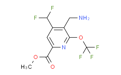 AM145158 | 1805294-59-0 | Methyl 3-(aminomethyl)-4-(difluoromethyl)-2-(trifluoromethoxy)pyridine-6-carboxylate
