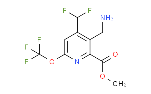 AM145159 | 1804435-85-5 | Methyl 3-(aminomethyl)-4-(difluoromethyl)-6-(trifluoromethoxy)pyridine-2-carboxylate