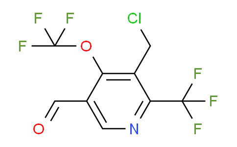 AM145164 | 1805947-74-3 | 3-(Chloromethyl)-4-(trifluoromethoxy)-2-(trifluoromethyl)pyridine-5-carboxaldehyde