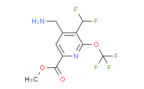 AM145170 | 1805294-79-4 | Methyl 4-(aminomethyl)-3-(difluoromethyl)-2-(trifluoromethoxy)pyridine-6-carboxylate