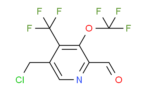 AM145174 | 1804654-77-0 | 5-(Chloromethyl)-3-(trifluoromethoxy)-4-(trifluoromethyl)pyridine-2-carboxaldehyde