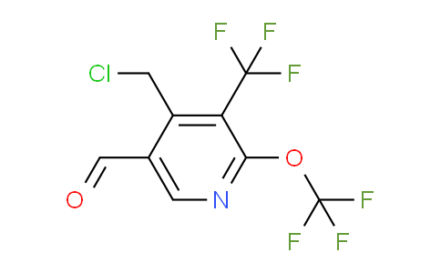 AM145175 | 1806765-33-2 | 4-(Chloromethyl)-2-(trifluoromethoxy)-3-(trifluoromethyl)pyridine-5-carboxaldehyde