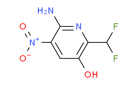 2-Amino-6-(difluoromethyl)-5-hydroxy-3-nitropyridine