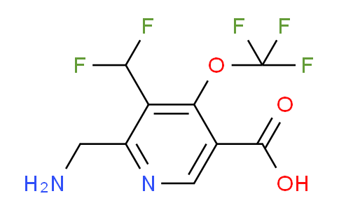 AM145183 | 1806166-74-4 | 2-(Aminomethyl)-3-(difluoromethyl)-4-(trifluoromethoxy)pyridine-5-carboxylic acid