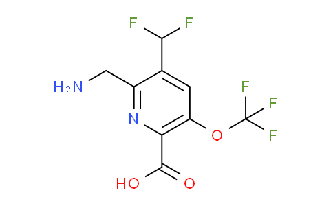 AM145186 | 1806780-23-3 | 2-(Aminomethyl)-3-(difluoromethyl)-5-(trifluoromethoxy)pyridine-6-carboxylic acid