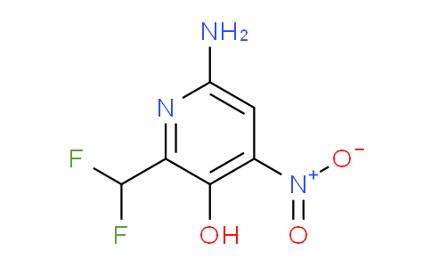 6-Amino-2-(difluoromethyl)-3-hydroxy-4-nitropyridine