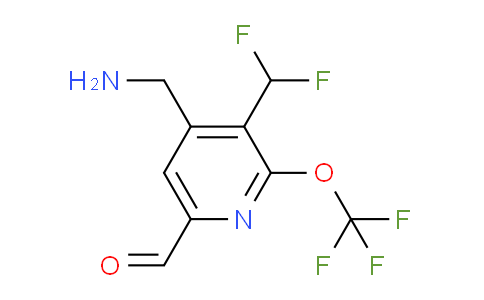AM145195 | 1804435-31-1 | 4-(Aminomethyl)-3-(difluoromethyl)-2-(trifluoromethoxy)pyridine-6-carboxaldehyde