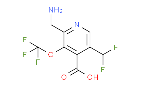 AM145197 | 1805293-88-2 | 2-(Aminomethyl)-5-(difluoromethyl)-3-(trifluoromethoxy)pyridine-4-carboxylic acid