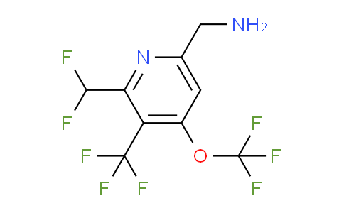 AM145210 | 1805092-97-0 | 6-(Aminomethyl)-2-(difluoromethyl)-4-(trifluoromethoxy)-3-(trifluoromethyl)pyridine