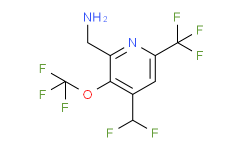 2-(Aminomethyl)-4-(difluoromethyl)-3-(trifluoromethoxy)-6-(trifluoromethyl)pyridine