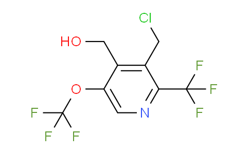 3-(Chloromethyl)-5-(trifluoromethoxy)-2-(trifluoromethyl)pyridine-4-methanol