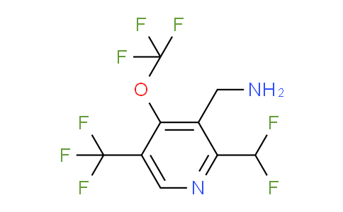 AM145214 | 1806759-17-0 | 3-(Aminomethyl)-2-(difluoromethyl)-4-(trifluoromethoxy)-5-(trifluoromethyl)pyridine