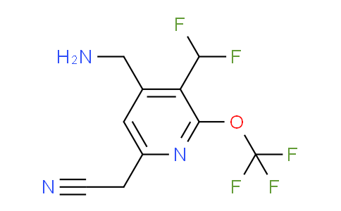 AM145227 | 1805023-81-7 | 4-(Aminomethyl)-3-(difluoromethyl)-2-(trifluoromethoxy)pyridine-6-acetonitrile