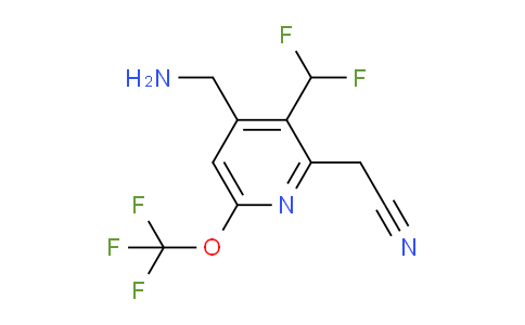AM145230 | 1806760-32-6 | 4-(Aminomethyl)-3-(difluoromethyl)-6-(trifluoromethoxy)pyridine-2-acetonitrile