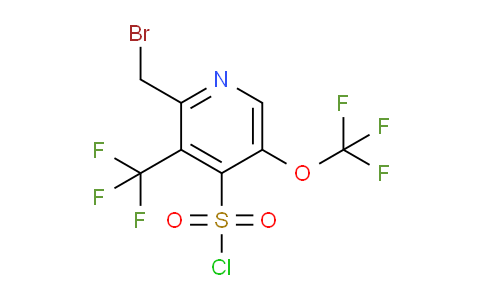 2-(Bromomethyl)-5-(trifluoromethoxy)-3-(trifluoromethyl)pyridine-4-sulfonyl chloride