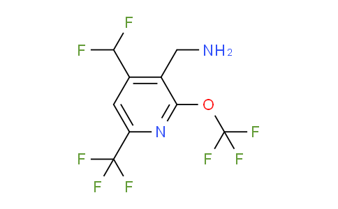 AM145233 | 1805083-70-8 | 3-(Aminomethyl)-4-(difluoromethyl)-2-(trifluoromethoxy)-6-(trifluoromethyl)pyridine
