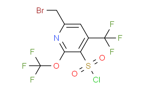 6-(Bromomethyl)-2-(trifluoromethoxy)-4-(trifluoromethyl)pyridine-3-sulfonyl chloride