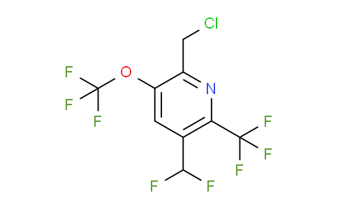 2-(Chloromethyl)-5-(difluoromethyl)-3-(trifluoromethoxy)-6-(trifluoromethyl)pyridine