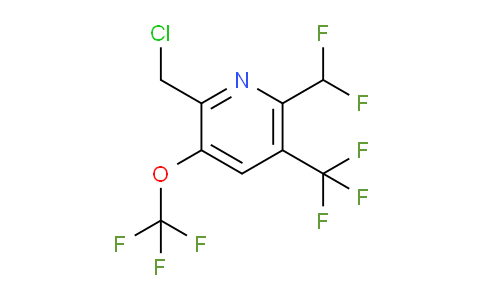 2-(Chloromethyl)-6-(difluoromethyl)-3-(trifluoromethoxy)-5-(trifluoromethyl)pyridine