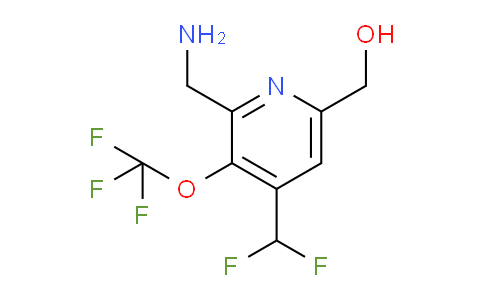 2-(Aminomethyl)-4-(difluoromethyl)-3-(trifluoromethoxy)pyridine-6-methanol