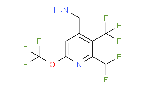 4-(Aminomethyl)-2-(difluoromethyl)-6-(trifluoromethoxy)-3-(trifluoromethyl)pyridine