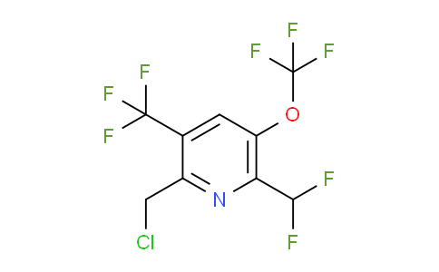 2-(Chloromethyl)-6-(difluoromethyl)-5-(trifluoromethoxy)-3-(trifluoromethyl)pyridine