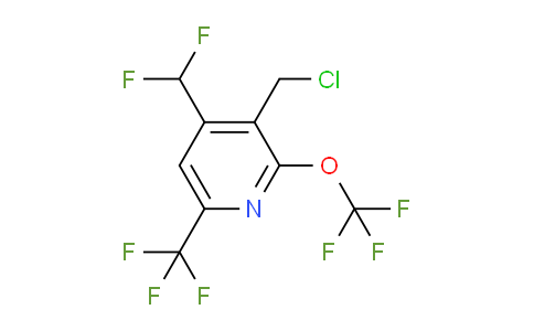 3-(Chloromethyl)-4-(difluoromethyl)-2-(trifluoromethoxy)-6-(trifluoromethyl)pyridine