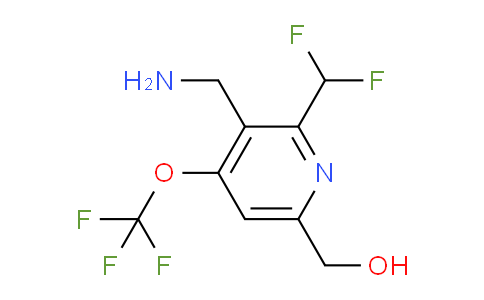 AM145265 | 1806166-53-9 | 3-(Aminomethyl)-2-(difluoromethyl)-4-(trifluoromethoxy)pyridine-6-methanol