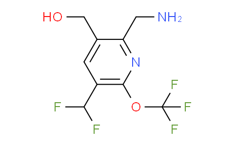 2-(Aminomethyl)-5-(difluoromethyl)-6-(trifluoromethoxy)pyridine-3-methanol