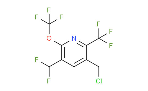 3-(Chloromethyl)-5-(difluoromethyl)-6-(trifluoromethoxy)-2-(trifluoromethyl)pyridine
