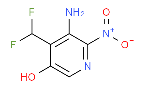 3-Amino-4-(difluoromethyl)-5-hydroxy-2-nitropyridine
